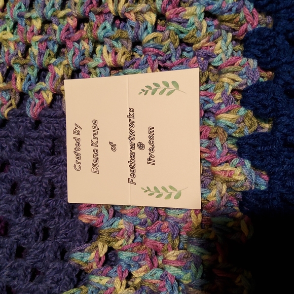 Colorful Afghan Throw - Picture 5 of 5